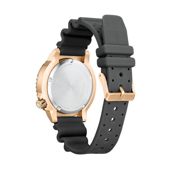 Rose Gold-Tone Diver's Precision with Bold Accents