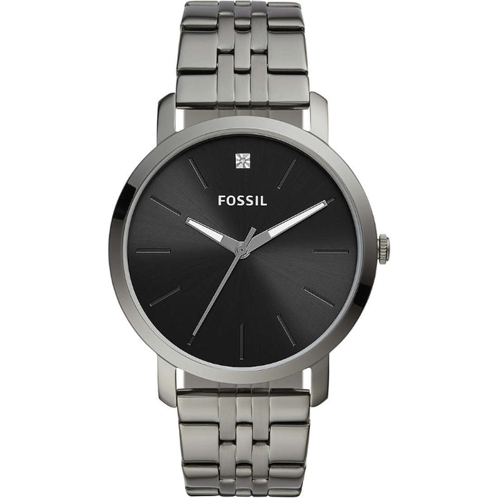 Timeless Silver Minimalist Three-Hand Wristwatch