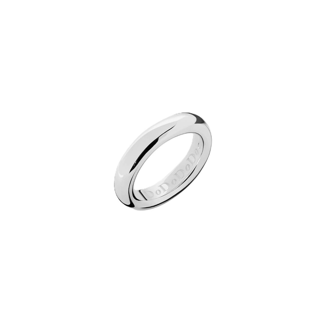 Sleek Polished Silver Minimalist Ring