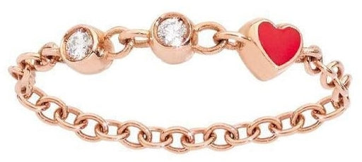 Dodo Rose Gold Chain Bracelet with Crystals