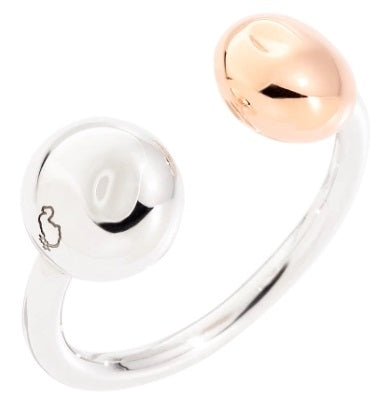 Sleek Dual-Tone Open Cuff for Effortless Elegance
