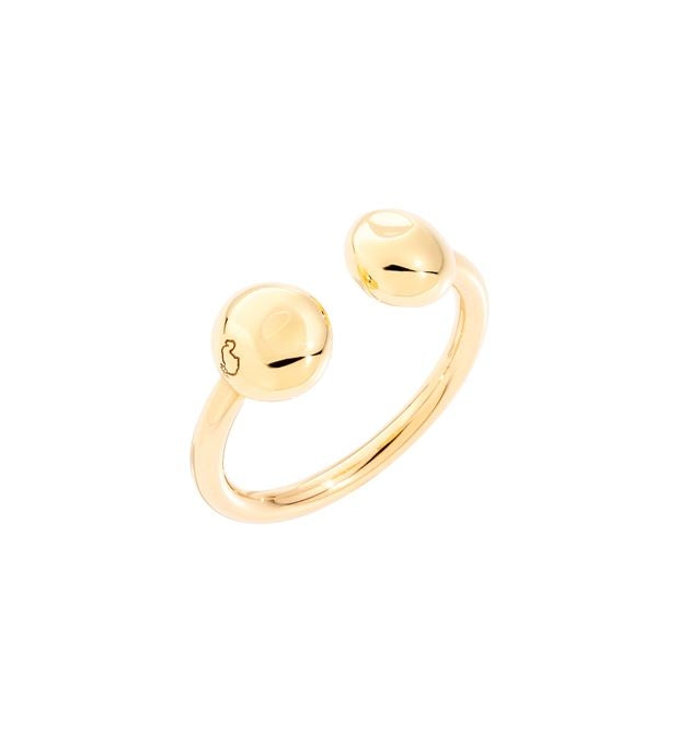 Sleek Open Band Ring in Polished Gold
