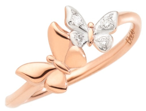 Dodo Rose Gold and Diamond Ring