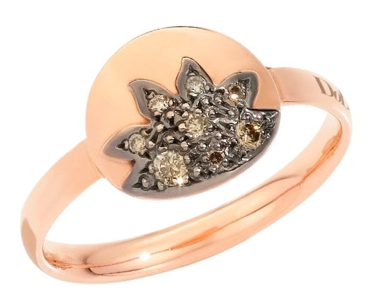 Dodo Rose Gold and Diamond Ring
