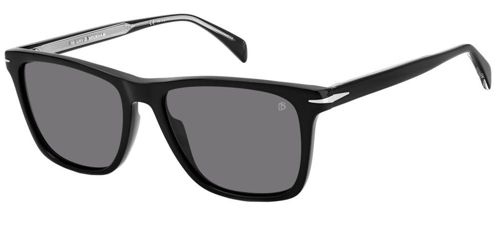 Timeless Black Acetate Sunglasses with Dark Gray Lenses