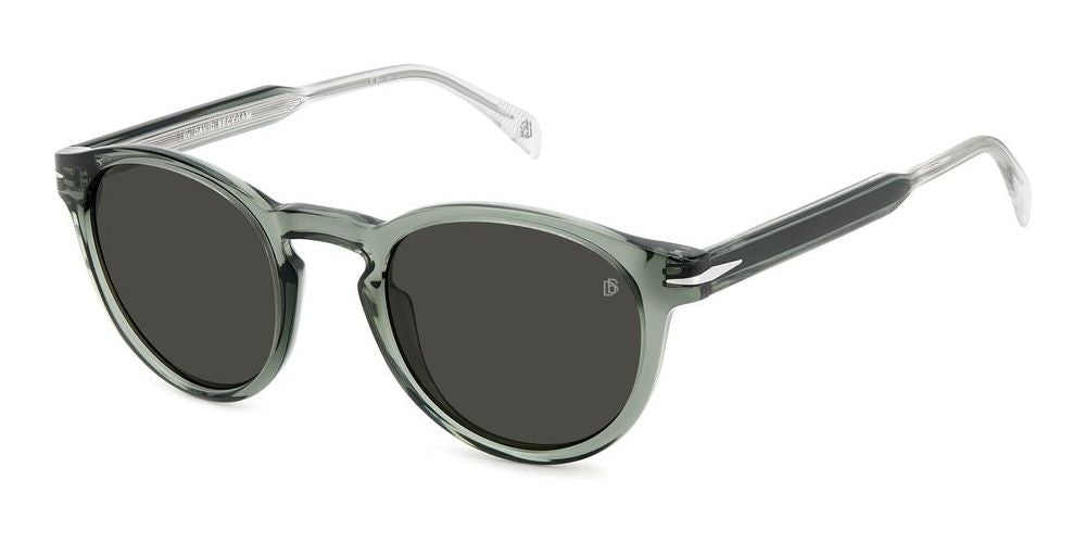 Translucent Grey Acetate Frame with Black Lenses