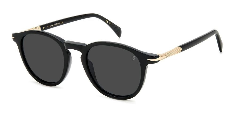 Timeless Black Acetate Frame with Gold Accents
