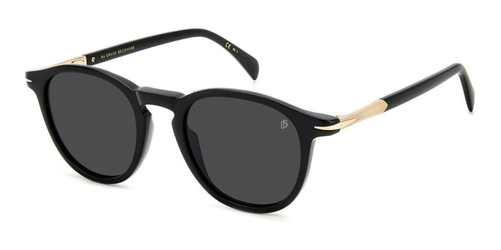 Timeless Black Acetate Frame with Gold Accents