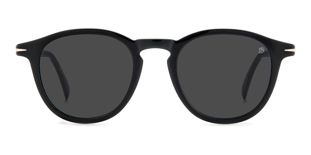 Timeless Black Acetate Frame with Gold Accents