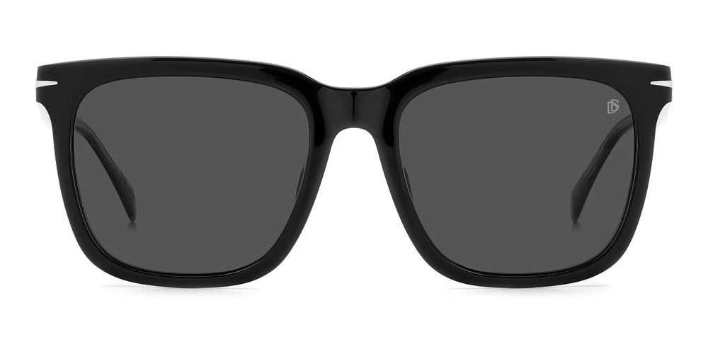 Timeless Black Acetate Sunglasses with Dark Gray Lenses