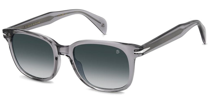 Sleek Grey Acetate Frame with Gradient Dark Lenses