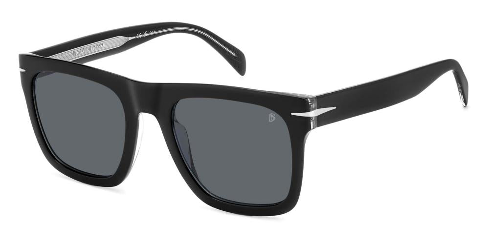 Enduring Black Acetate Sunglasses with Dark Gray Lenses