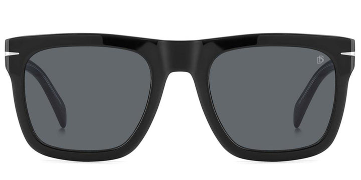 Enduring Black Acetate Sunglasses with Dark Gray Lenses