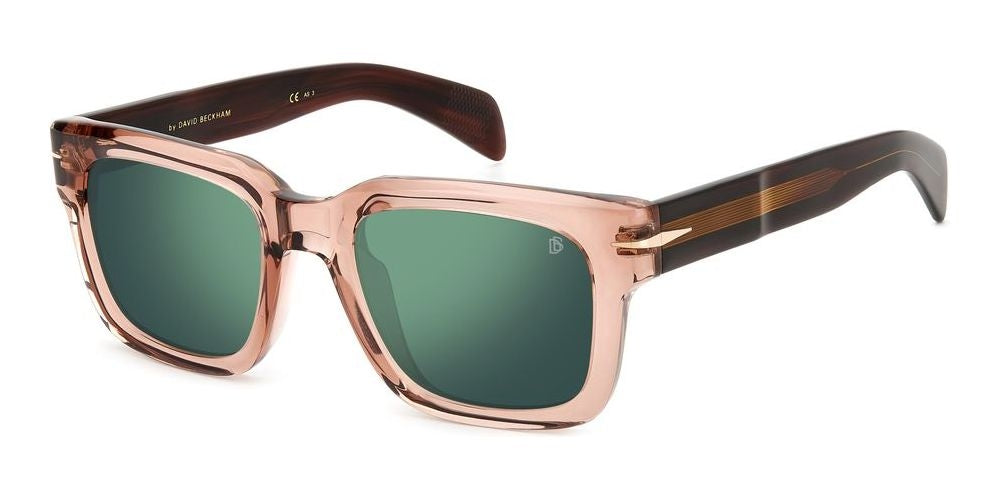Refined Vision in Soft Pink and Earth Tones