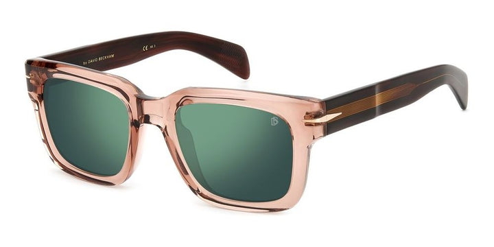 Refined Vision in Soft Pink and Earth Tones
