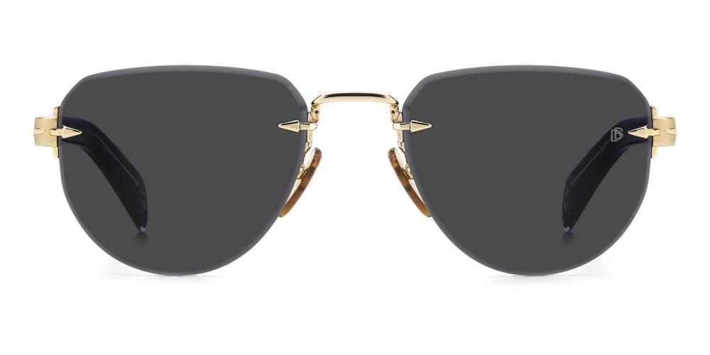 Refined Edge Metal Frame Sunglasses