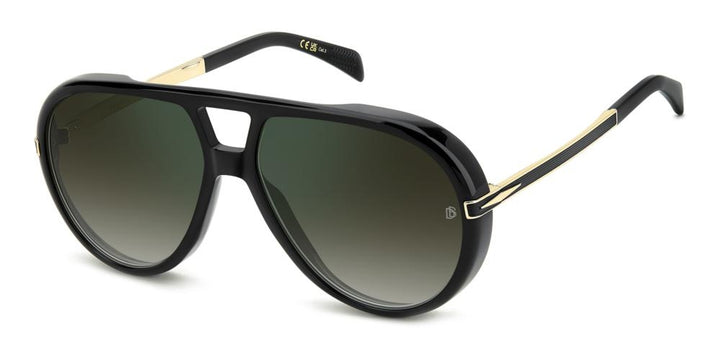 Timeless Aviator with Green Gradient Lenses