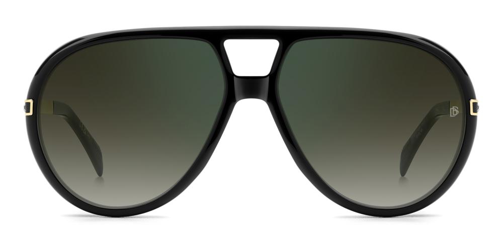 Timeless Aviator with Green Gradient Lenses