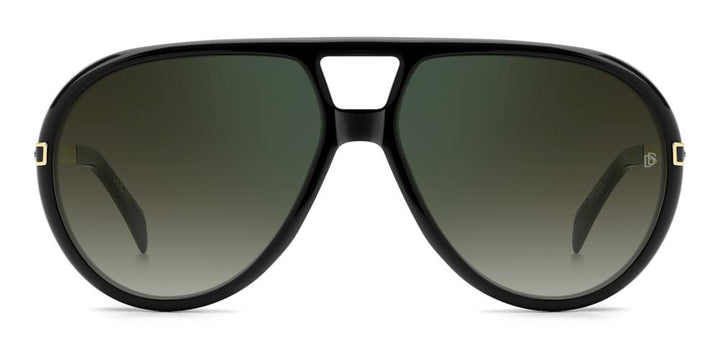 Timeless Aviator with Green Gradient Lenses