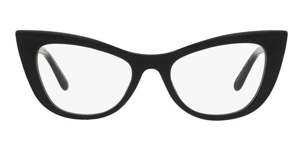 Timeless Cat-Eye Elegance in Black and Gold