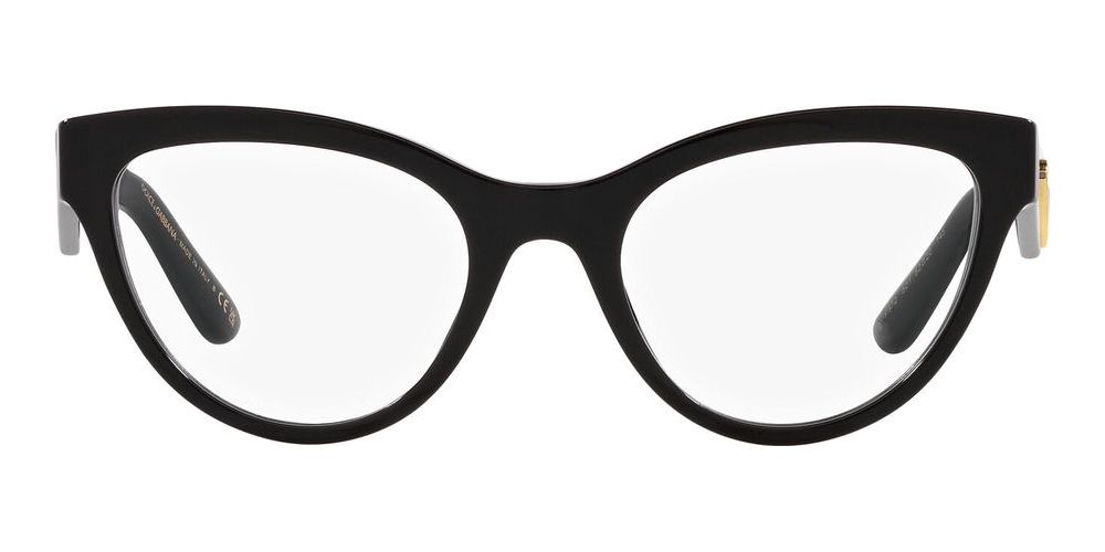 Timeless Elegance in Black and Gold Acetate Frames