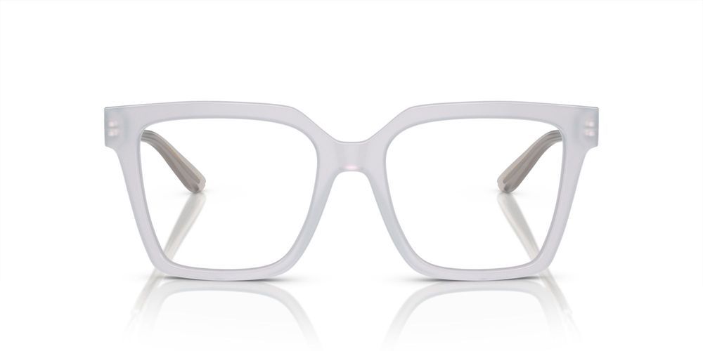 Translucent White Elegance with Silver Accents