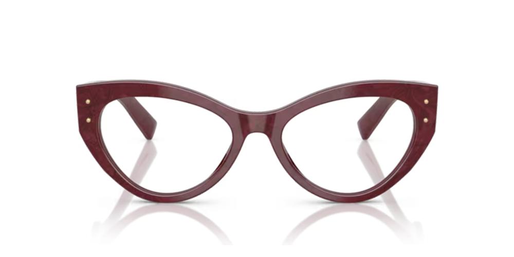 Burgundy Vintage Cat-Eye Elegance