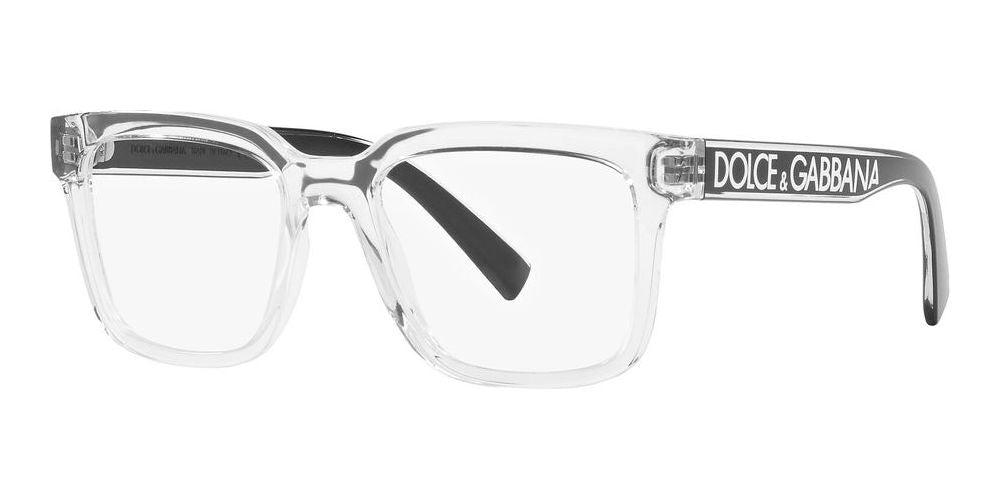 Clear Frame with Black Temples Eyeglasses
