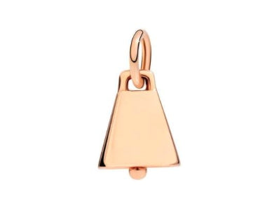 Elegant Minimalist Gold Pendant with Rose Gold Accent