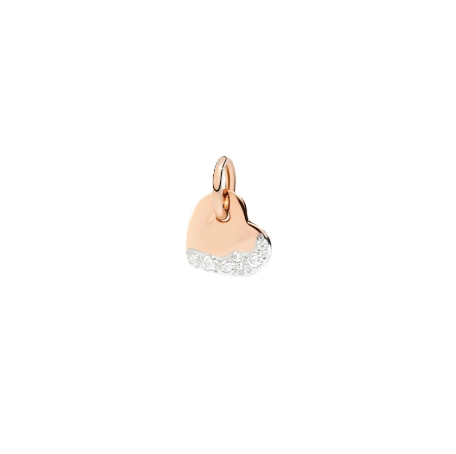 Radiant Heart Pendant with Diamond Sparkle
