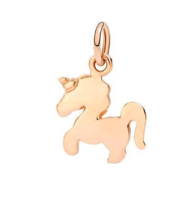 Radiant Modern Gold Pendant with Rose Gold Accent