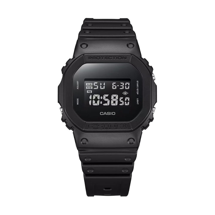 Endurance Black Resin Sport Watch with Multifunction Dial