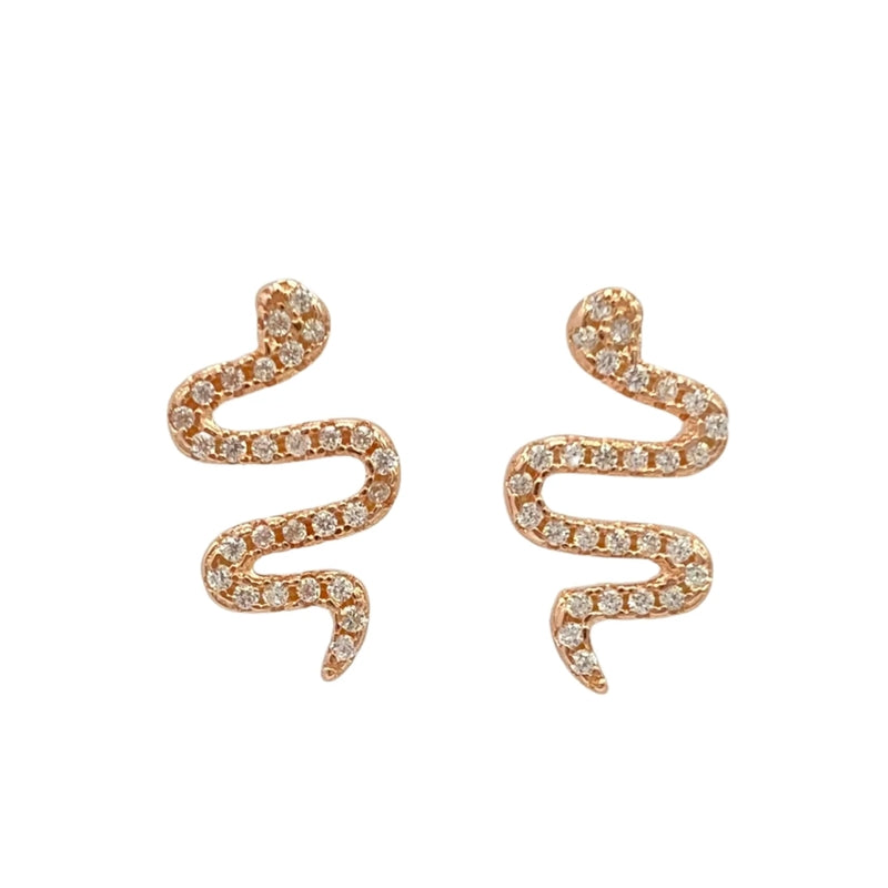 Radiant Rose Gold Elegance with Sparkling Clarity