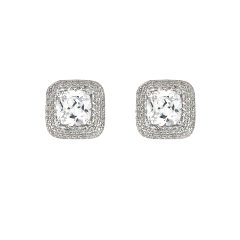 Timeless Radiance Studs with Diamond Sparkle