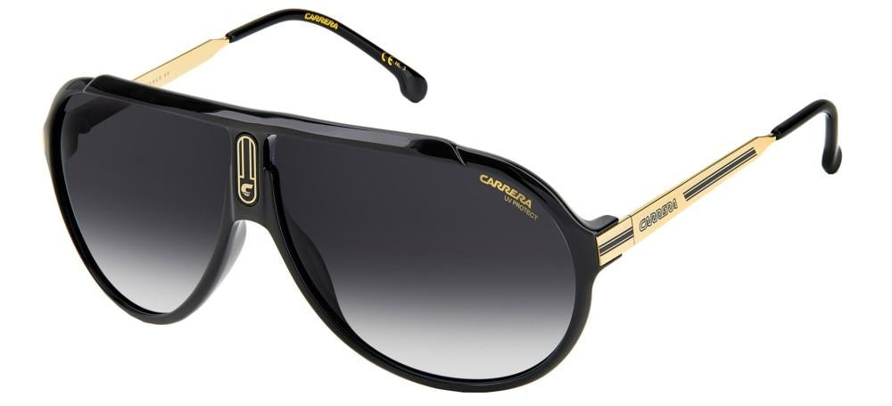 Sleek Aviator with Gradient Grey Lenses