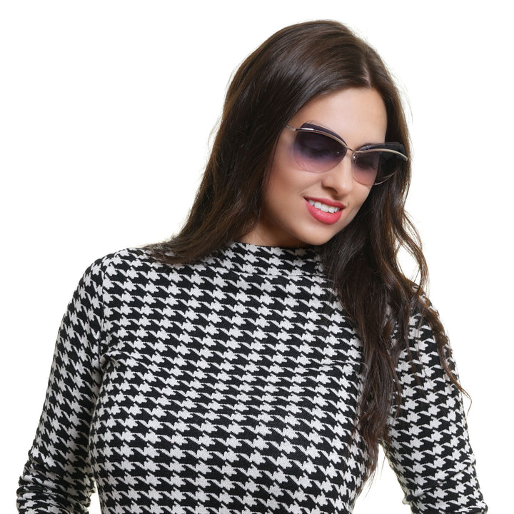 Iridescent Horizon Gradient Sunglasses