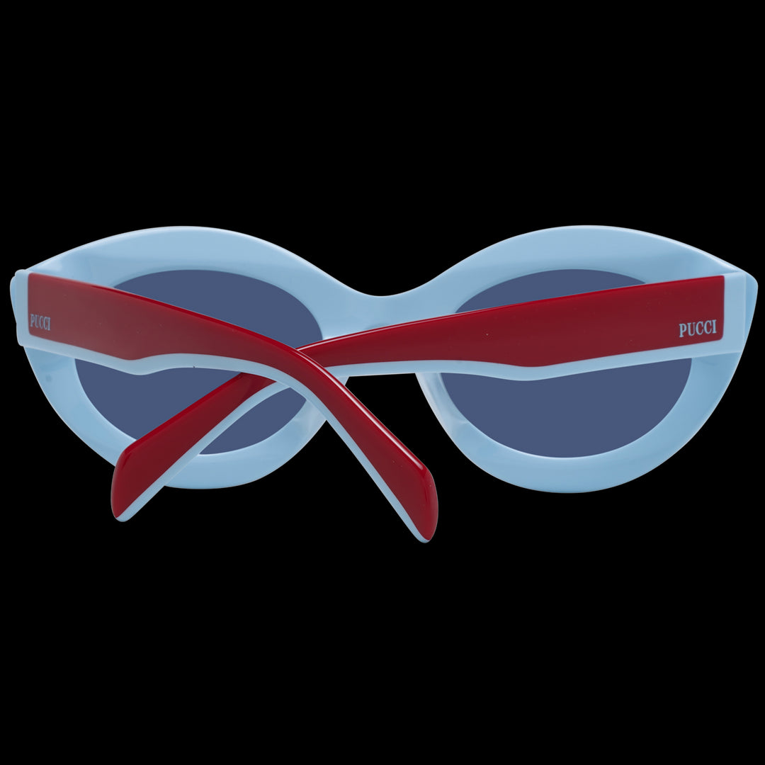 Vibrant Red & Blue Modern Elegance Sunglasses