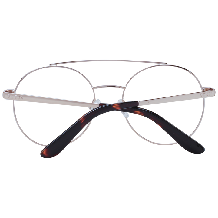 Unisex silver metal eyeglasses with round lenses, double bridge, tortoiseshell and black accents on frame