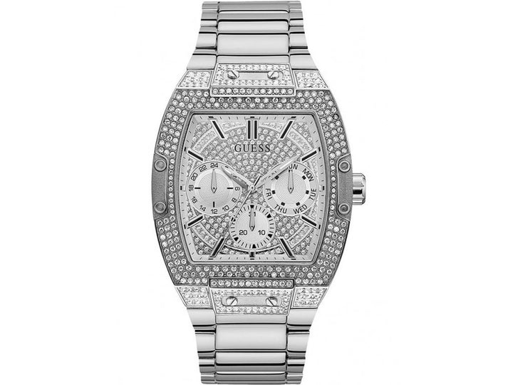 Silver Stainless Steel Chronograph with Date Window