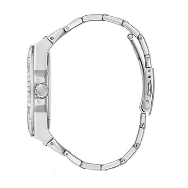 Timeless Silver Elegance with Crystal Accents