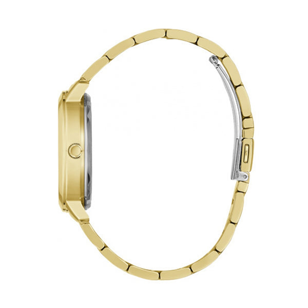 Radiant Gold-Tone Crystal-Embellished Timepiece