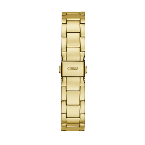 Radiant Gold-Tone Crystal-Embellished Timepiece