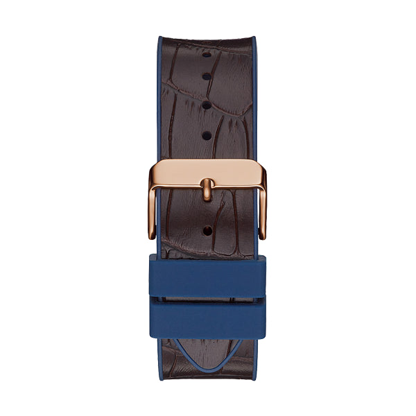 Timeless Rose Gold Elegance with Blue Dial Contrast