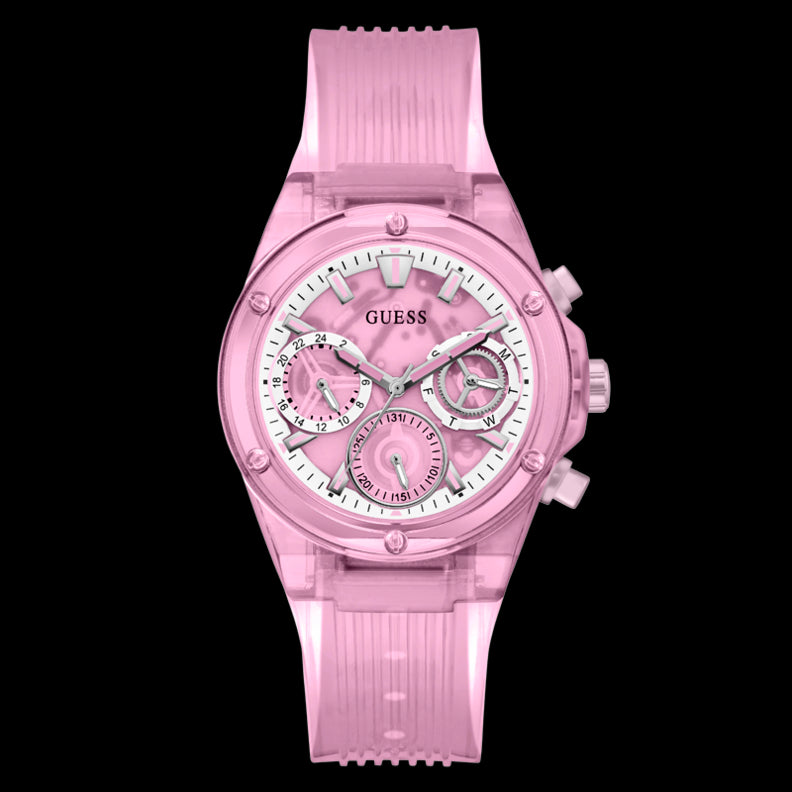 Blush Elegance Transparent Chronograph