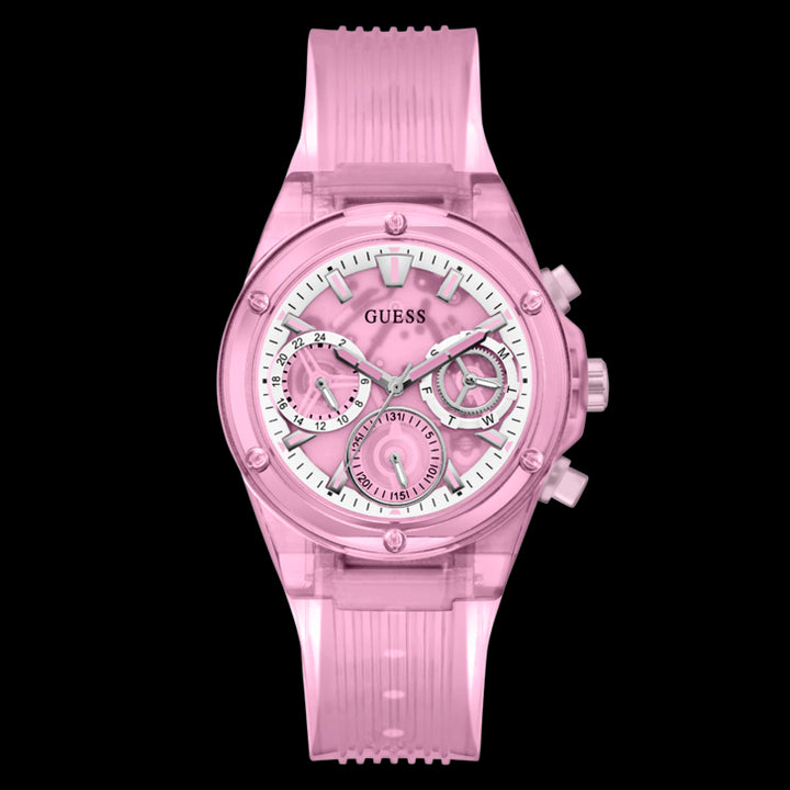 Blush Elegance Transparent Chronograph