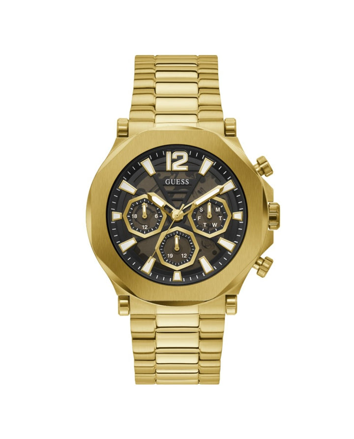 Timeless Precision in Gold-Tone Chronograph Elegance