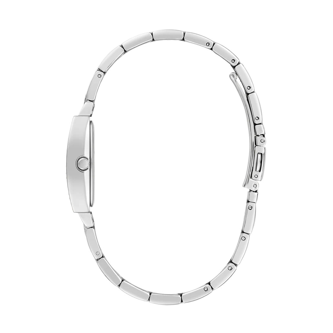 Crystal Elegance Silver Link Bracelet Watch