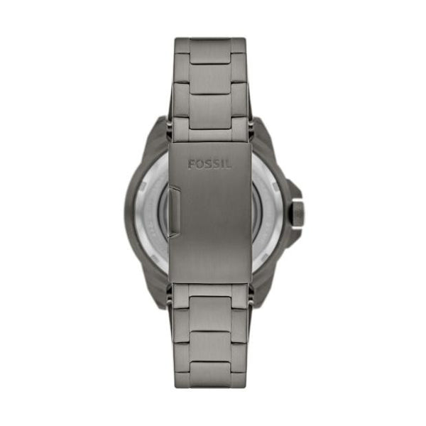 Fossil Gunmetal Skeleton Automatic Watch