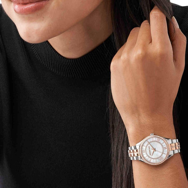 Michael Kors Rose Gold Crystal Watch