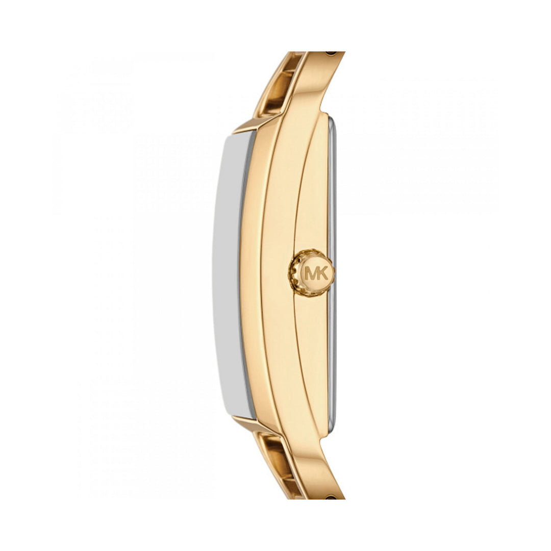 Michael Kors Gold Crystal Rectangular Watch